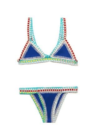 Kiini Tuesday Crochet Trim Bikini ShopStyle Two Piece Swimsuits