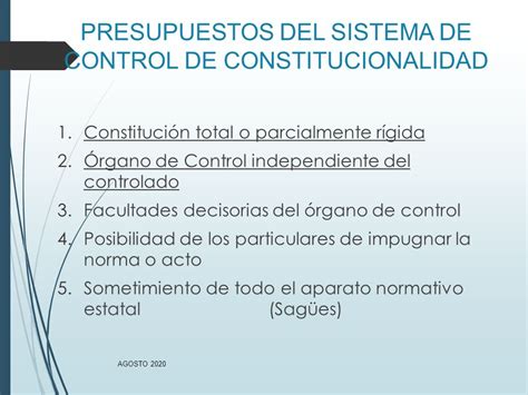 Unidad Ii SupremacÍa Constitucional Control De Constitucionalidad