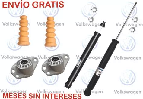 Kit Amortiguadores Traseros C Base Vw Golf Jetta A4 Clásico Meses