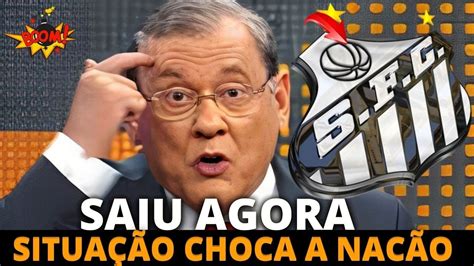 INACREDITÁVEL SANTOS URGENTE ACABOU DE SAIR NOTICIAS DO SANTOS