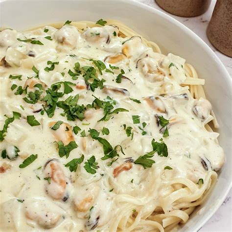 Creamy Seafood Pasta Recipe Mussels | Deporecipe.co