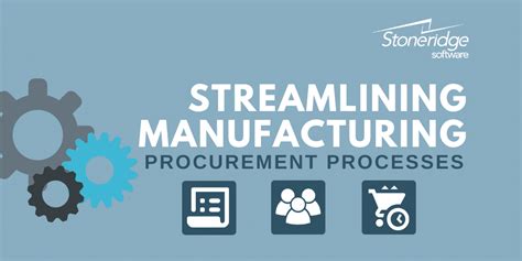 Streamlining The Manufacturing Procurement Process Stoneridge Software