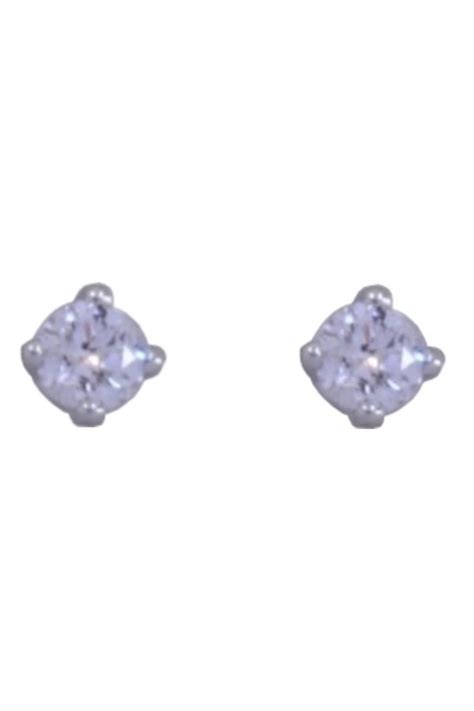 Boucles D Oreilles Clous Diamants Or 18k Occasion