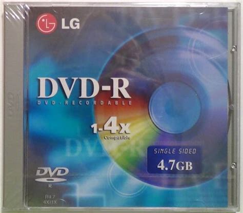 LG DVD R DVD Recordable 1 4X Compatible Single Sided 4 7GB NEW