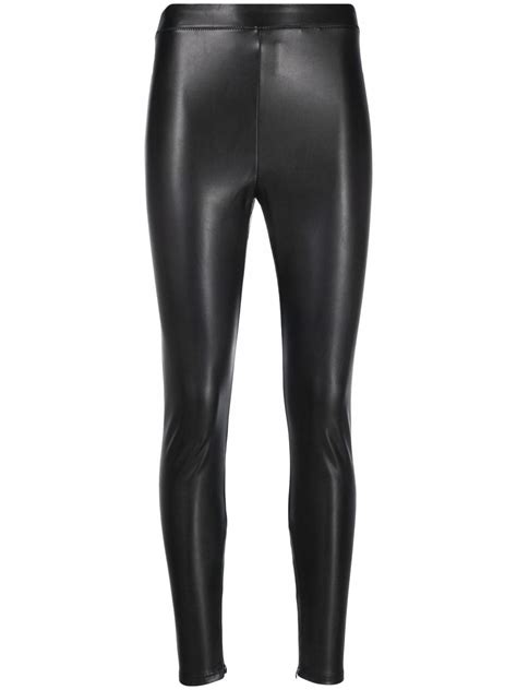 Michael Kors Faux Leather Leggings Farfetch