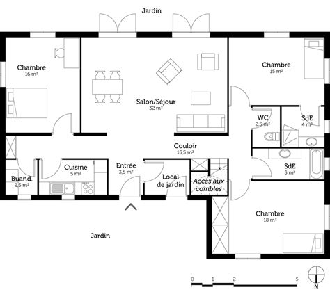 Plan Maison Chambres Salles De Bain Hot Sex Picture