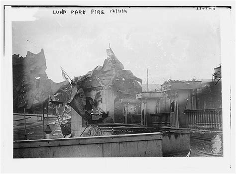 Luna Park Fire 1911 Coney Island History Tunnel Of Love Coney Island