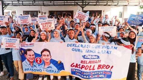 Bersama Relawan Gaspoll Bro Para Guru Jabar Siap Menangkan Prabowo