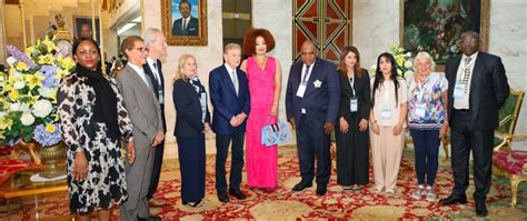 Rencontre de la Première Dame Chantal Biya avec des experts en