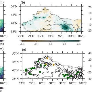 A Spatial Distribution Of Summer Precipitation Of The CN05 1 Data And