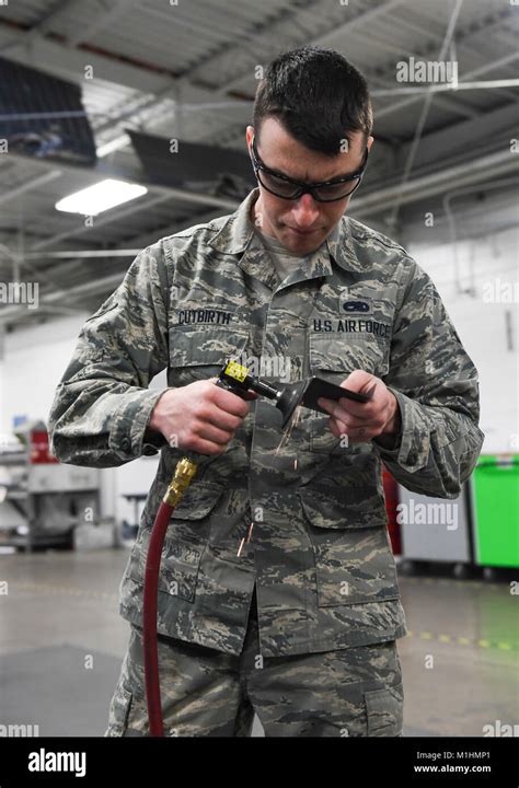 Airman Britain Cutbirth Th Maintenance Squadron Aircraft Structural