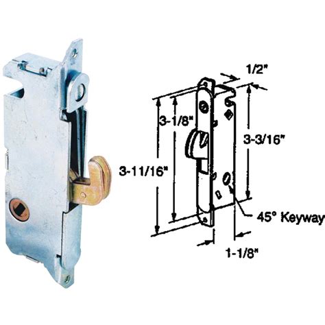 Angeles Millwork And Hartnagel Prime Line Steel Mortise Patio Door Lock