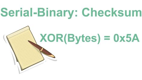 Serial Binary Checksum Calculation YouTube