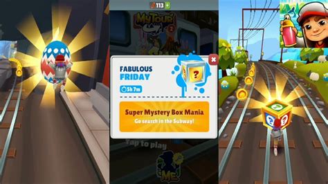 Subway Surfers Iceland Fabulous Friday Super Mystery Boxes