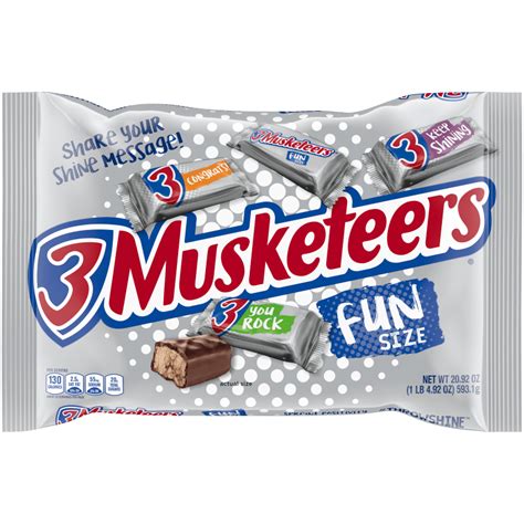 3 MUSKETEERS Fun Size Chocolate Candy Bars, 20.92 oz | 3 MUSKETEERS®