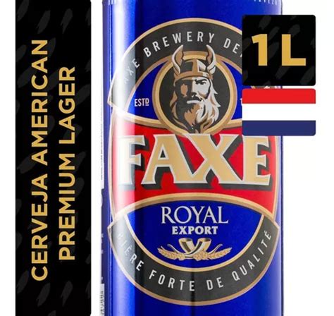 Cerveja Artesanal Faxe Royal Export American Lager Lata Ml