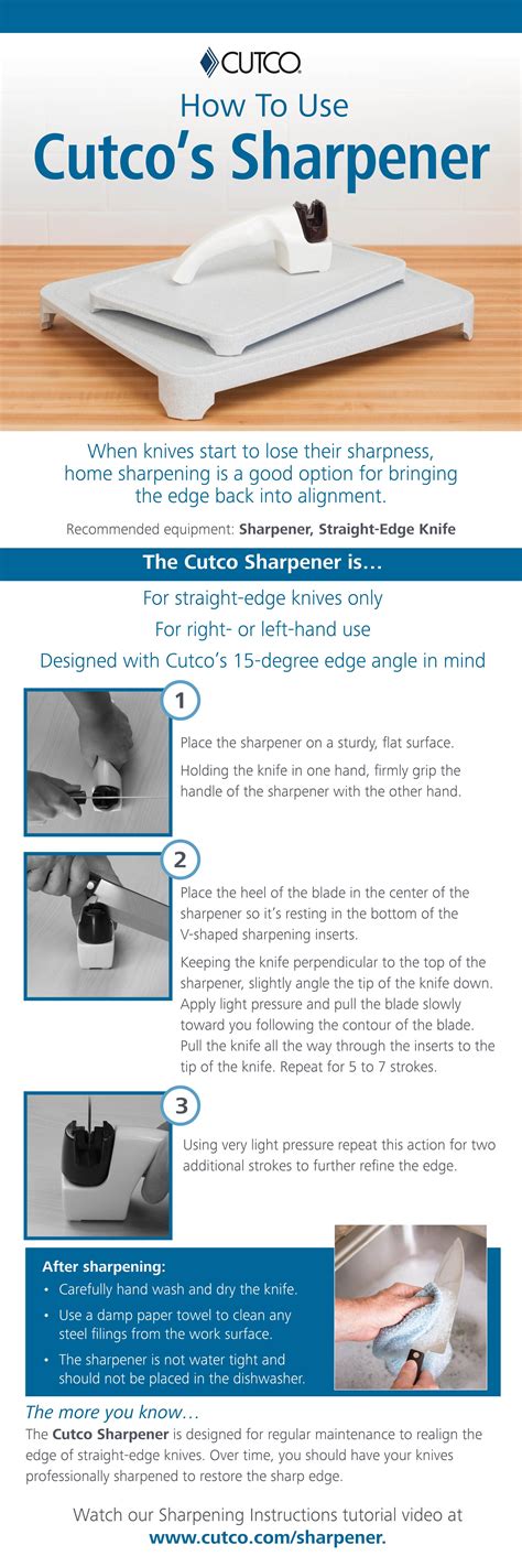 How to Sharpen Cutco Knives at Home