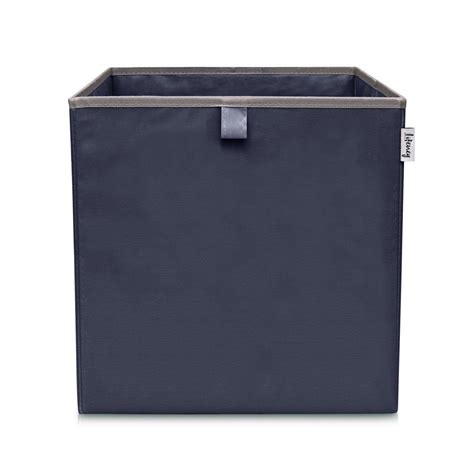 Boîte de rangement coloris bleu foncé compatible avec l étagère IKEA