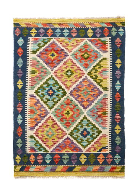 Alfombra Lana Kilim Herat Multicolor Rectangular X Cm Leroy Merlin