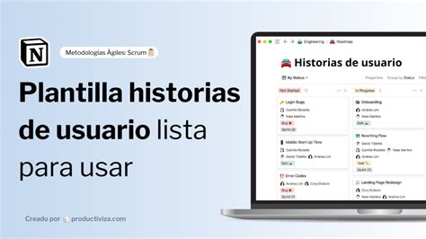 Ejemplos De Historias De Usuario Scrum Plantilla