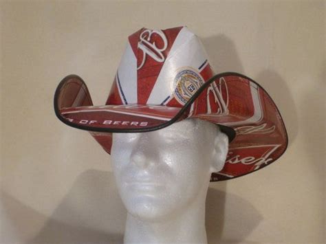 Beer Box Cowboy Hats Made From Recycled Budweiser By Bestbeerhats