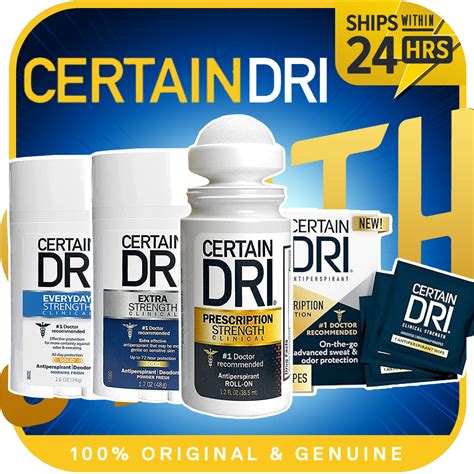 Certain Dri Clinical Antiperspirant Deodorant Prescription Strength