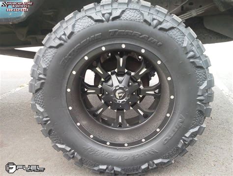 Ford F 350 Super Duty Fuel Krank D517 Wheels Matte Black And Milled