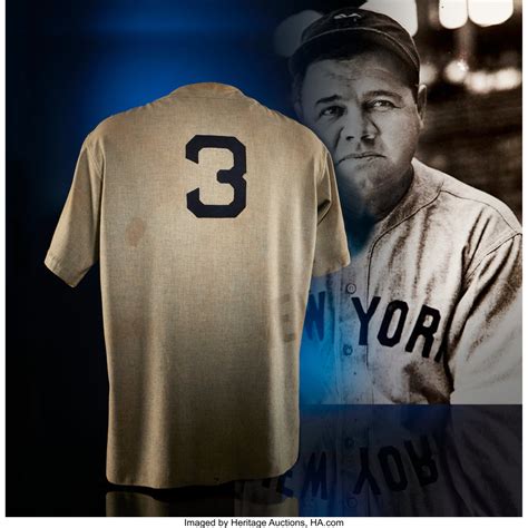 Babe Ruths Called Shot Jersey Valued At Hobby Record 30 Million At