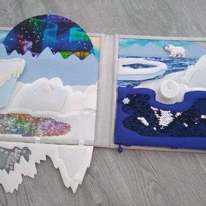 Arctic Quiet Book Pdf Pattern Tutorial Diy Quiet Book Pages Busy