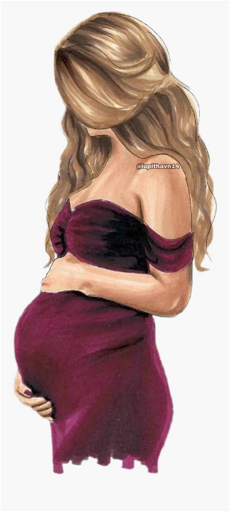 Pregnant Woman Drawing Easy Step How To Draw Pregnant Woman