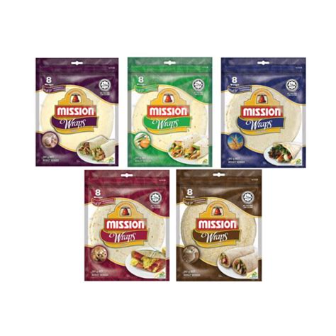 Mission Foods Original Tortilla Wraps 6Grains Wholegrain Original