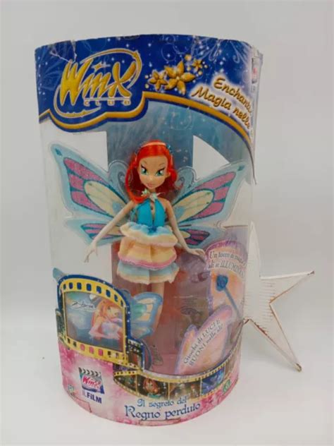 POUPÉE DOLL WINX Club Bloom Enchantix Magia Nelle Ali Giochi Preziosi