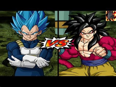 DBZ BT4 Mod SSBE Vegeta CPU VS SS4 Goku CPU 60 FPS YouTube