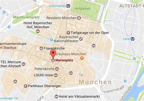 Marienplatz Maps Wildmosers Restaurant Cafe Am Marienplatz