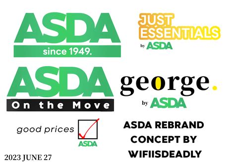 I rebranded the ASDA logo. : r/logodesign