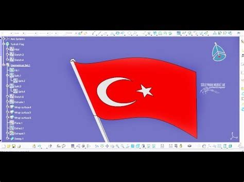 Türk Bayrağı Çizimi - YouTube