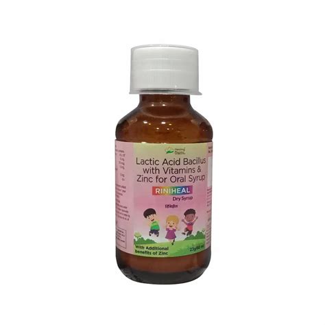 Riniheal Lactic Acid Bacillus With Vitamins And Zinc For Oral Syrup