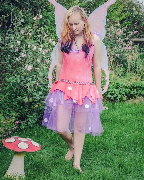 Flower Fairy Costume Pink Red And Purple Ballet Fairy Dress Etsy