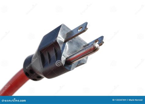 Plug of Extension Cord stock image. Image of prongs, extender - 13334769