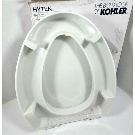 Kohler Hyten Elevated Quiet Close Elongated Toilet Seat White 25875 0 885612992000 Ebay