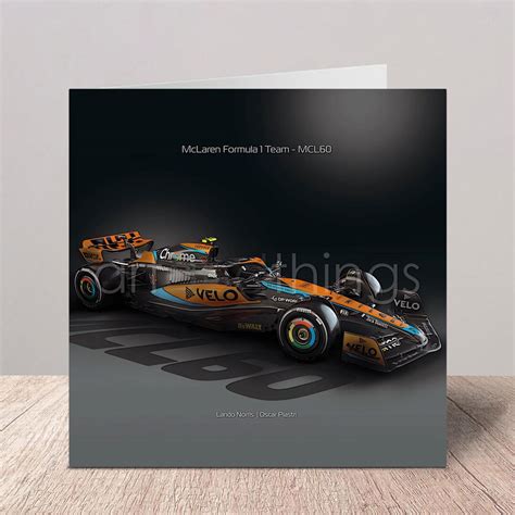 Mclaren F1 Car 2023 Mcl60 Lando Norris Oscar Piastri Etsy Uk