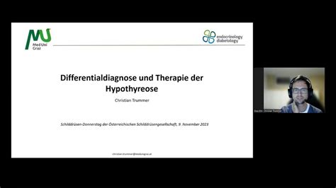 Differenzialdiagnose Und Therapie Der Hypothyreose Youtube