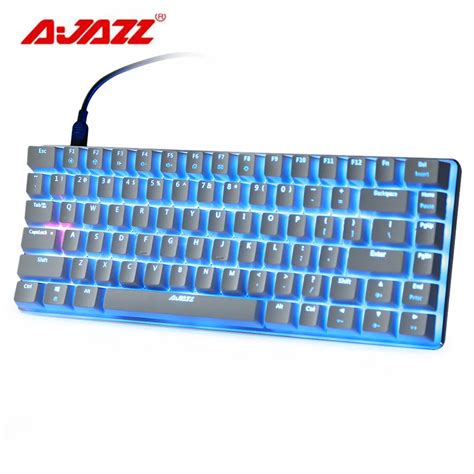 Ajazz AK33 Blue Switch Backlight Mechaincal Gaming Keyboard 82 Keys