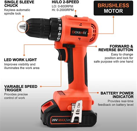 V Brushless Cordless Drill Set Manufacturers V Brushless Cordless