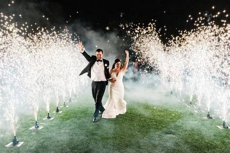 Epic Wedding Exit with Cold Sparklers | Wedding exits, Sparkler exit ...