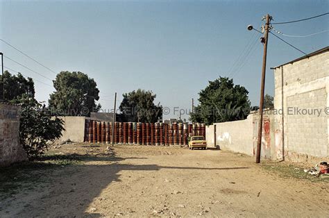 Fouad Elkoury Palestine 1993 1995 Barrel Wall Gaza Strip 1993