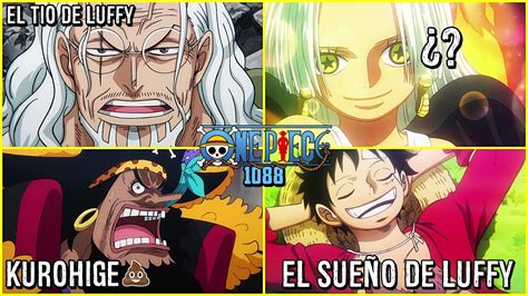 🏴‍☠️ ¡one Piece 1088 Review El SueÑo De Luffy Youtube