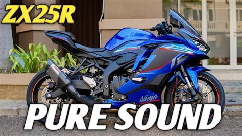 PURE SOUND KAWASAKI NINJA ZX 25 R KNALPOT PROSPEED VIPER SLIP ON YouTube