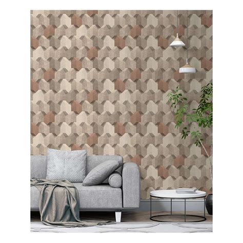 Dutch Wallcoverings Reflets D Dessin Beige Bruin X M