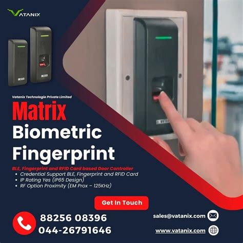 Matrix Biometric Access Control System Matrix Access Control Systems